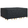 vidaXL Furniture Cover Plain Black 240 x 190 x 90 cm 420D