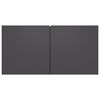 vidaXL 6 Piece TV Cabinet Set Grey Engineered Wood