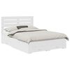 vidaXL Bed Frame with Drawer White 150 x 200 cm Engineered Wood