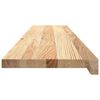 vidaXL Stair Treads 2 pcs Untreated 120x30x2 cm Solid Wood Oak