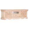 vidaXL TV Cabinet White 120x30x40 cm Solid Mango Wood