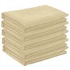vidaXL Table Cloth 5 pcs Round Cream White &Oslash; 160 cm