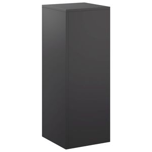 vidaXL Plant Stand Black 30 x 30 x 80 cm Steel