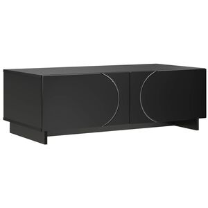 vidaXL Coffee Table Black 102 x 50.5 x 35 cm Engineered Wood