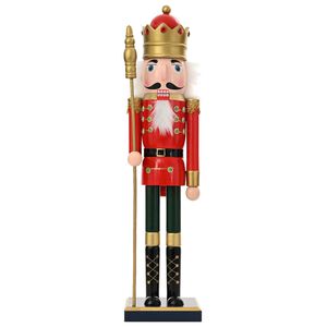 vidaXL Christmas Nutcracker TURKU Red and Black 50 cm