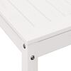 vidaXL Potting Table with Shelf White 82.5x50x75 cm Solid Wood Pine