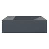 vidaXL Wash Basin 60x38x11 cm Mineral Cast/Marble Cast Anthracite
