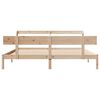 vidaXL Bed Frame without Mattress 200x200 cm Solid Wood Pine