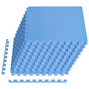 vidaXL Pool Ground Mat 40 pcs Blue 14.4 m&sup2; EVA Foam