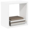 vidaXL Wall Cube Shelves 2 pcs White and Sonoma Oak 26x15x26 cm