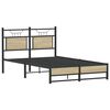 vidaXL Bed Frame without Mattress Sonoma Oak 120x200 cm Engineered Wood