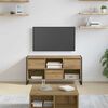 vidaXL TV Cabinet Artisian Oak 100 x 36 x 49.5 cm Engineered Wood
