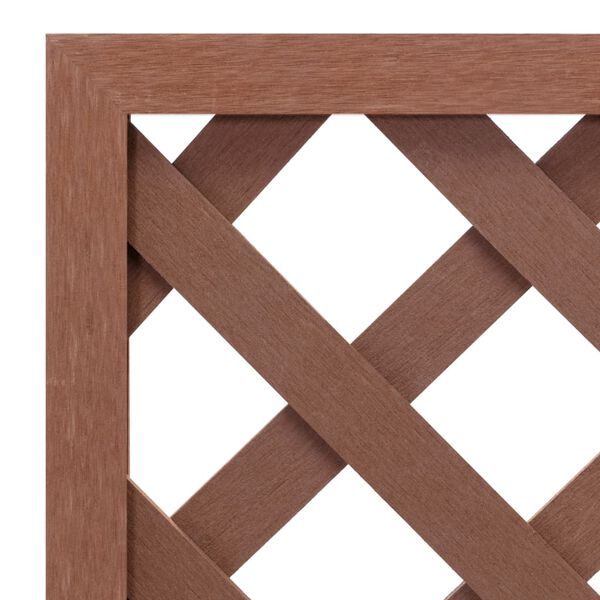 vidaXL Wall Trellis Brown 40x170 cm WPC