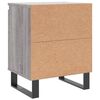 vidaXL Bedside Cabinets 2 pcs Grey Sonoma 40x30x50 cm Engineered Wood
