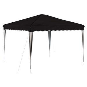 vidaXL Pop-up Party Tent Black 288 x 288 x 245 cm Oxford Fabric