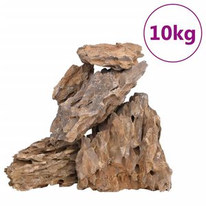 vidaXL Dragon Stones 10 kg Mixed Colour 10-30 cm
