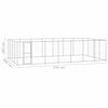 vidaXL Outdoor Dog Kennel Galvanised Steel 33.88 m&sup2;
