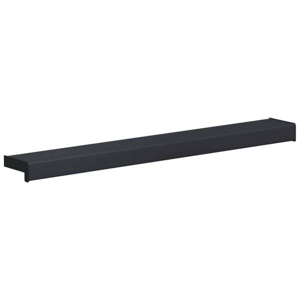 vidaXL Window Sill Anthracite with Wood Grain 100 x 10 x 4.5 cm PVC