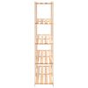 vidaXL 5-Tier Storage Racks 5 pcs 170x38x170 cm Solid Pinewood 500 kg