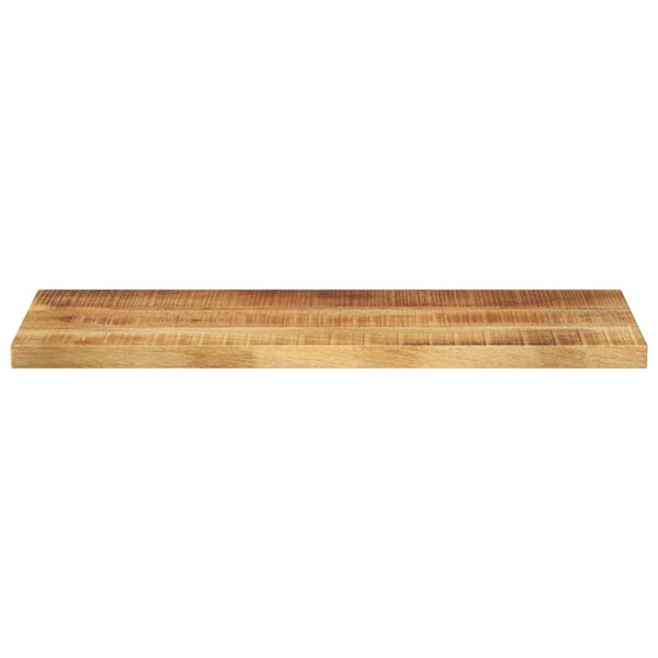 vidaXL Table Top 90x40x2.5 cm Rectangular Solid Wood Rough Mango