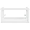 vidaXL Wall-mounted Bathroom Washbasin Frame White 59x38x31 cm Iron
