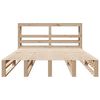 vidaXL Bed Frame without Mattress 120x190 cm Small Double Solid Wood Pine