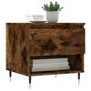 vidaXL Coffee Table Smoked Oak 50x46x50 cm Engineered Wood