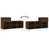 vidaXL Shoe Cabinet Brown Oak 102x36x60 cm Engineered Wood
