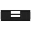 vidaXL TV Cabinet Black Oak 102x30x36 cm Engineered Wood
