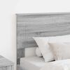 vidaXL Headboard with Headboard Grey Sonoma 75 cm Engineered wood