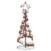 vidaXL LED Christmas Tree with Baubles 80 LEDs Warm White 120 cm