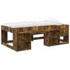 vidaXL Kids'Bed Frame with Storage Smoked Oak 90 x 200 cm