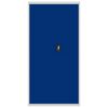 vidaXL File Cabinet Light Grey and Blue 90x40x180 cm Steel