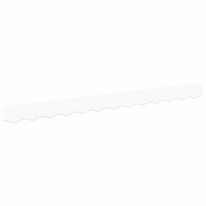 vidaXL Awning Valance White 230 x 20 cm Canvas