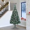 vidaXL Artificial Christmas Tree with 300 LEDs with Stand Green 240 cm