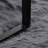 vidaXL Faux Sheepskin Rug Tafalla Anthracite 160 x 230 cm Polyester