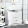 vidaXL Sink Cabinet White 59x37x59 cm Engineered Wood