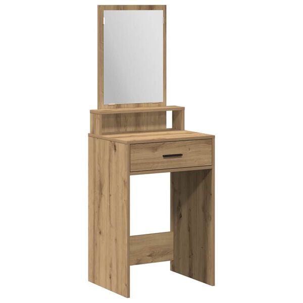 vidaXL Dressing Table Artisan Oak 50 x 41 x 140 cm Engineered Wood