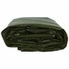 vidaXL Tarpaulin 650g / m² Olive Green 1.5 x 10 m