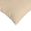 vidaXL Sofa Pillows 2 pcs Cream 70 x 50 cm Fabric