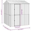 vidaXL Bird Cage Anthracite 215 x 210 x 247 cm Galvanised Steel