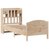 vidaXL Bookcase Bed without Mattress 90x190 cm Single Solid Wood Pine