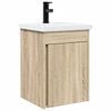 vidaXL Bathroom Vanity Unit with Tap Sonoma Oak 42 x 40 x 74.5 cm