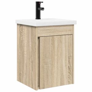 vidaXL Bathroom Vanity Unit with Tap Sonoma Oak 42 x 40 x 74.5 cm