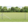 vidaXL Fence Post Silver 50 x 0.5 m (13 mm mesh) Steel