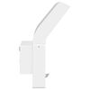 vidaXL Outdoor LED Wall Light with Sensor White Die-cast Aluminium
