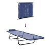 vidaXL Folding Sun Lounger Folding 2 pcs Navy Blue 182 x 55 x 85.5 cm