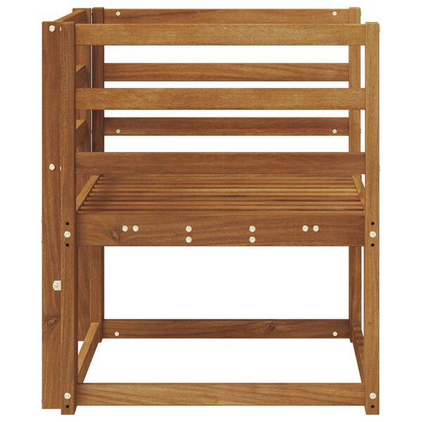 vidaXL Outdoor Sofa Solid Acacia Wood Natural