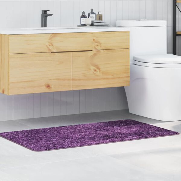 vidaXL Anti-slip Bath Mat Purple 70 x 120 cm PP