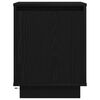 vidaXL Bedside Cabinets with LED Lights&nbsp;2 pcs Black 38x34x50 cm